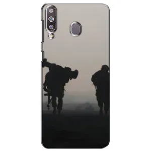 Чехлы на военную тематику для Samsung Galaxy M30 (M305) (Бой солдат)