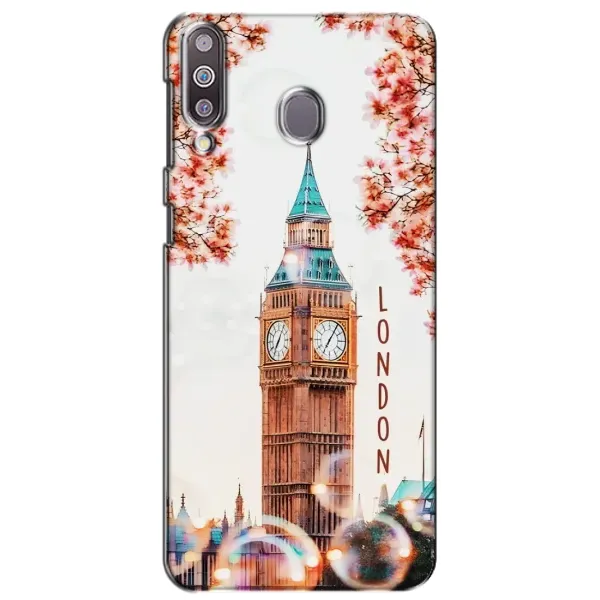 Чехол с рисунком «Часы Лондон» для Samsung Galaxy M30 (M305)