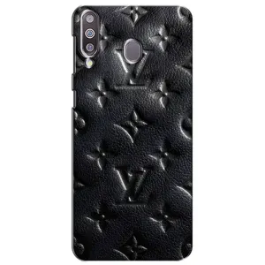 Текстурный Чехол Louis Vuitton для Самсунг М30 (Черный ЛВ)