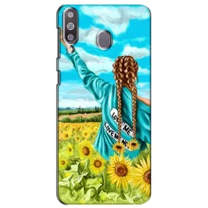 Чехол Стильные девушки на Samsung Galaxy M30 (M305) (Девушка на поле)