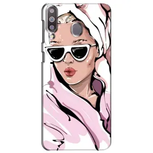 Чехол с картинкой Модные Девчонки Samsung Galaxy M30 (M305) (Девушка в халате)