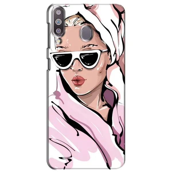 Чехол с рисунком «Девушка в халате» для Samsung Galaxy M30 (M305)