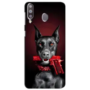 Чехол ДОБЕРМАН для Samsung Galaxy M30 (M305) (Доберман злой)