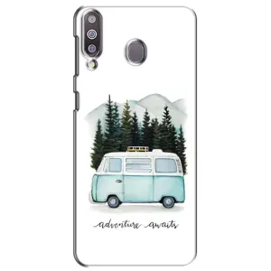 Силиконовый бампер с картинкой машины на Samsung Galaxy M30 (M305) (Домик на колесах)