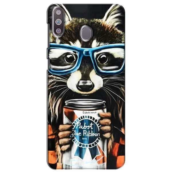Чехол с рисунком «Енот в очках» для Samsung Galaxy M30 (M305) Чехол с рисунком «Енот в очках» для Samsung Galaxy M30 (M305)
