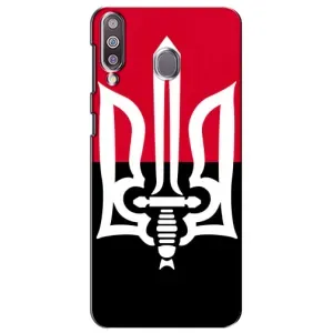 Чехлы УПА (Красно-Чёрный) на Samsung Galaxy M30 (M305) (Герб Украины)