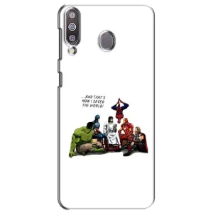 Чехлы для Samsung Galaxy M30 (M305) (Для Христиан) (Иисус супергерой)