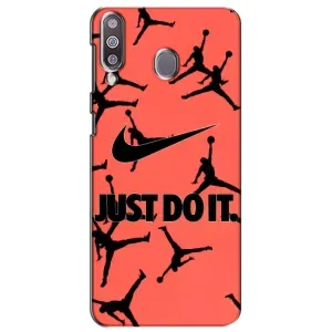 Силиконовый Чехол Nike Air Jordan на Самсунг М30 (Just Do It)
