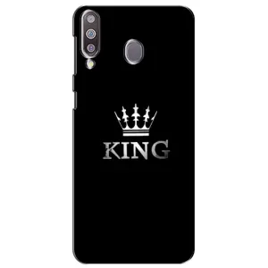 Чехол (Корона на чёрном фоне) для Самсунг М30 (KING)