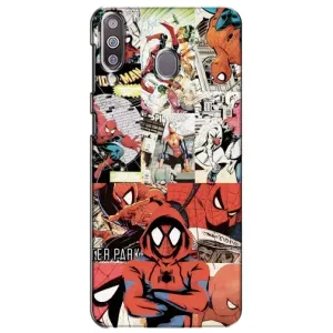 Чехол Супергерой Человека Паука на Samsung Galaxy M30 (M305) (Комикс Паука)