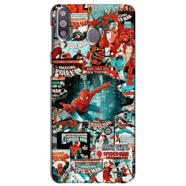 Чехол с рисунком «Комиксы Человек Паук» для Samsung Galaxy M30 (M305) Чехол с рисунком «Комиксы Человек Паук» для Samsung Galaxy M30 (M305)