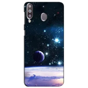 Чехол (ТПУ) с планетами на Samsung Galaxy M30 (M305) (Космический вид)