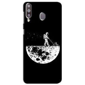 Силиконовый Чехол с принтом "Космонавты" на Samsung Galaxy M30 (M305) (Космонавт)