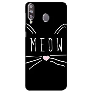 Бампер с изображением Котиков для Самсунг М30 (КОТИК MEOW)