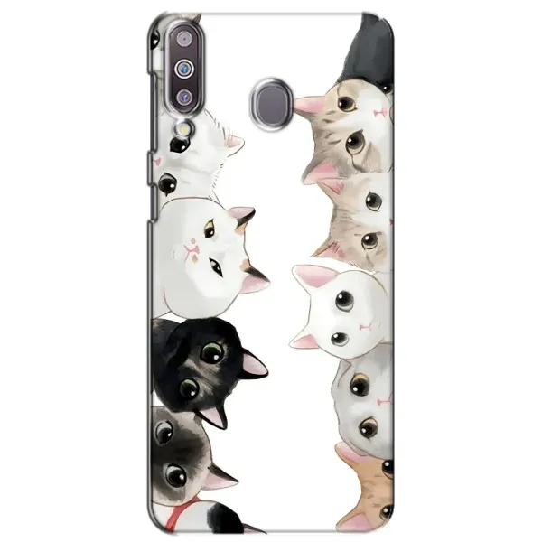 Чехол с рисунком «Коты» для Samsung Galaxy M30 (M305)