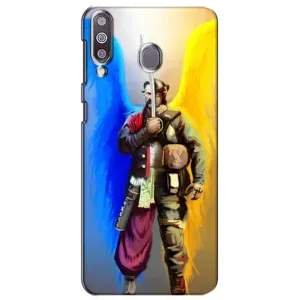 Чехол с картинкой (Патриотический КОЗАК) на Samsung Galaxy M30 (M305) (Козак с крыльями)