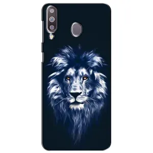 Чехол с картинкой на Samsung Galaxy M30 (M305) (Лев - синий)