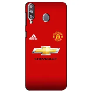 Силиконовые Чехлы принт Футбол на Samsung Galaxy M30 (M305) (Man United)