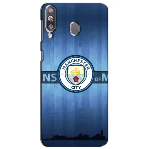 Силиконовые Чехлы принт Футбол на Samsung Galaxy M30 (M305) (ManCity)