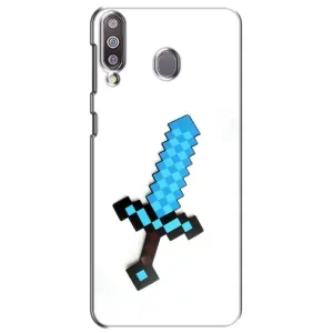 Чехлы для Samsung Galaxy M30 (M305) (Персонажи Майн Крафт) (Меч)