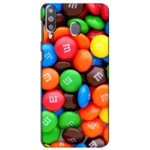 Чехол с изображением вкусной еды для Samsung Galaxy M30 (M305) (Разноцветные M&M'S)