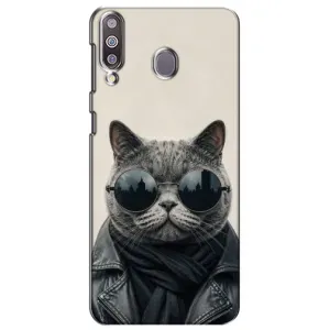 Чехол на тематику: Коты для Samsung Galaxy M30 (M305) (Модный кот)