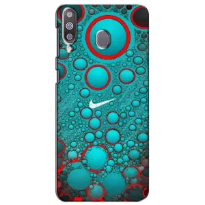 Силиконовый Чехол на Samsung Galaxy M30 (M305) с картинкой Nike (Найк зеленый)
