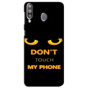 Чехол с Прикольным принтом на Samsung Galaxy M30 (M305) (Не трогай мой телефон)
