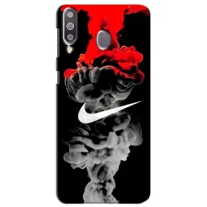 Силиконовый Чехол на Samsung Galaxy M30 (M305) с картинкой Nike (Nike дым)