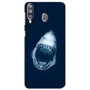 Силиконовый бампер с картинкой животных для Samsung Galaxy M30 (M305) (Пасть Акулы)
