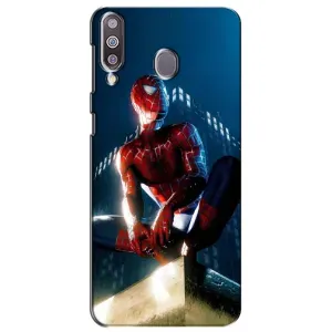 Чехол Супергерой Человека Паука на Samsung Galaxy M30 (M305) (Паук на доме)