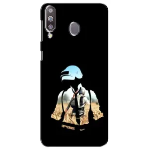 Силиконовый чехол с картинкой "Герой Pubg" на Samsung Galaxy M30 (M305) (Пубг мен)