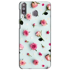 Чохли з принтом Троянд для Samsung Galaxy M30 (M305) (Різні квіти)