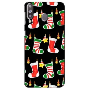 Силиконовый бампер на рождество для Samsung Galaxy M30 (M305) (Рождественские подарки)