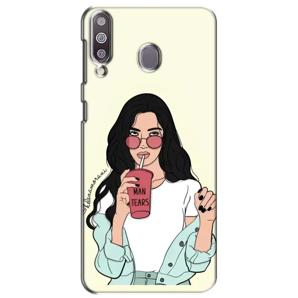 Чехол с рисунком «С напитком» для Samsung Galaxy M30 (M305) Чехол с рисунком «С напитком» для Samsung Galaxy M30 (M305)