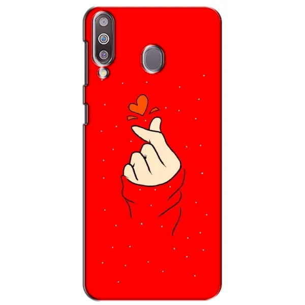 Чехол с рисунком «Сердце на красном» для Samsung Galaxy M30 (M305) Чехол с рисунком «Сердце на красном» для Samsung Galaxy M30 (M305)