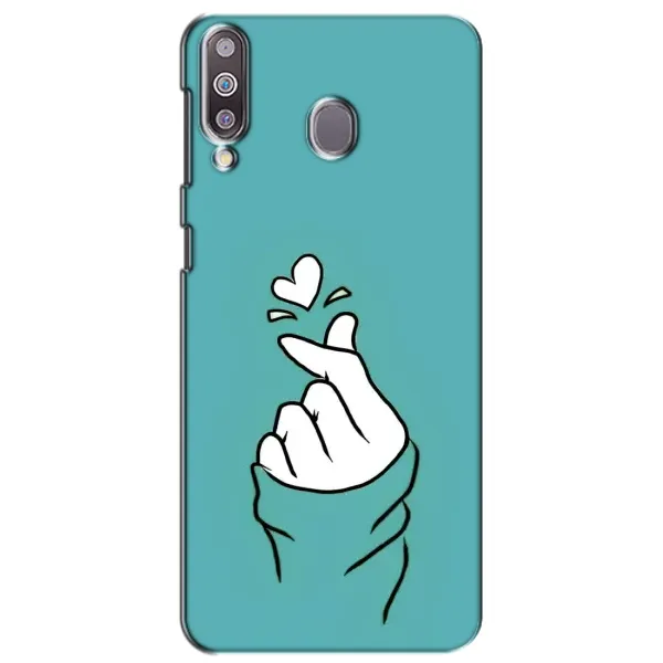 Чехол с рисунком «Сердечко на бирюзовом» для Samsung Galaxy M30 (M305) Чехол с рисунком «Сердечко на бирюзовом» для Samsung Galaxy M30 (M305)