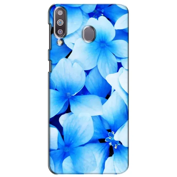 Чехол с рисунком «Синие цветы» для Samsung Galaxy M30 (M305) Чехол с рисунком «Синие цветы» для Samsung Galaxy M30 (M305)