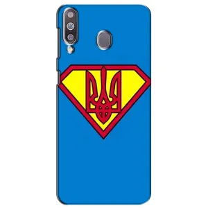 Чехол с картинкой (Патриотический ГЕРБ) на Samsung Galaxy M30 (M305) (Super - Герб)