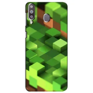 Чехлы для Samsung Galaxy M30 (M305) (Персонажи Майн Крафт) (Текстура)