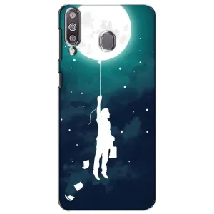 Чехол (ТПУ) с планетами на Samsung Galaxy M30 (M305) (To The moon)