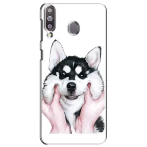 Бампер для Samsung Galaxy M30 (M305) с картинкой "Песики" (Собака Хаски)