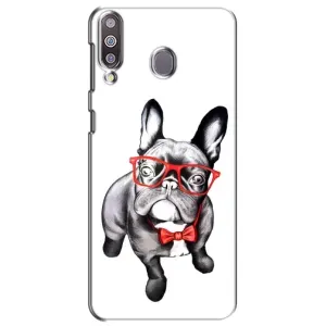 Бампер для Samsung Galaxy M30 (M305) с картинкой "Песики" (В очках)