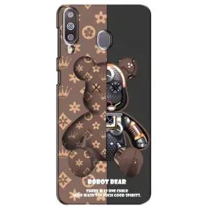 Силиконовый чехол для Samsung Galaxy M30 (M305) (Медмедь Луи Виттон)