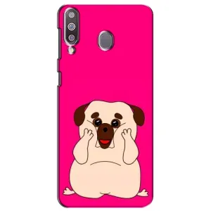 Чехол (ТПУ) Милые собачки для Samsung Galaxy M30 (M305) (Веселый Мопсик)