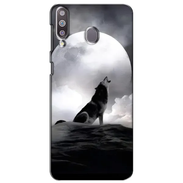 Чехол с рисунком «Волк и луна» для Samsung Galaxy M30 (M305) Чехол с рисунком «Волк и луна» для Samsung Galaxy M30 (M305)