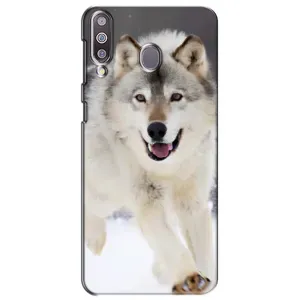 Чехол с Волком на Samsung Galaxy M30 (M305) (Волк на снегу)