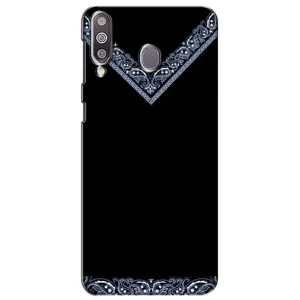 Силиконовый Чехол на Samsung Galaxy M30 (M305) (Воротник вышиванки)