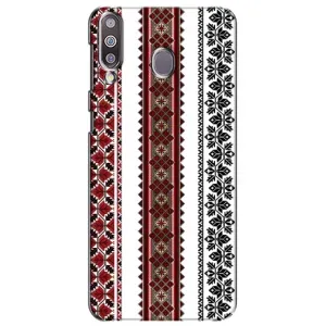 Силиконовый Чехол на Samsung Galaxy M30 (M305) с картинкой Вышиванки (Вышиваночки)