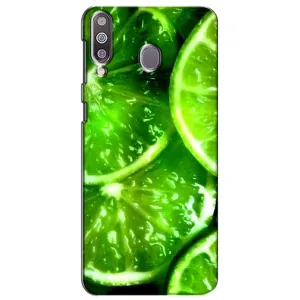 Чехол с изображением вкусной еды для Samsung Galaxy M30 (M305) (Яркий ЛАЙМ)